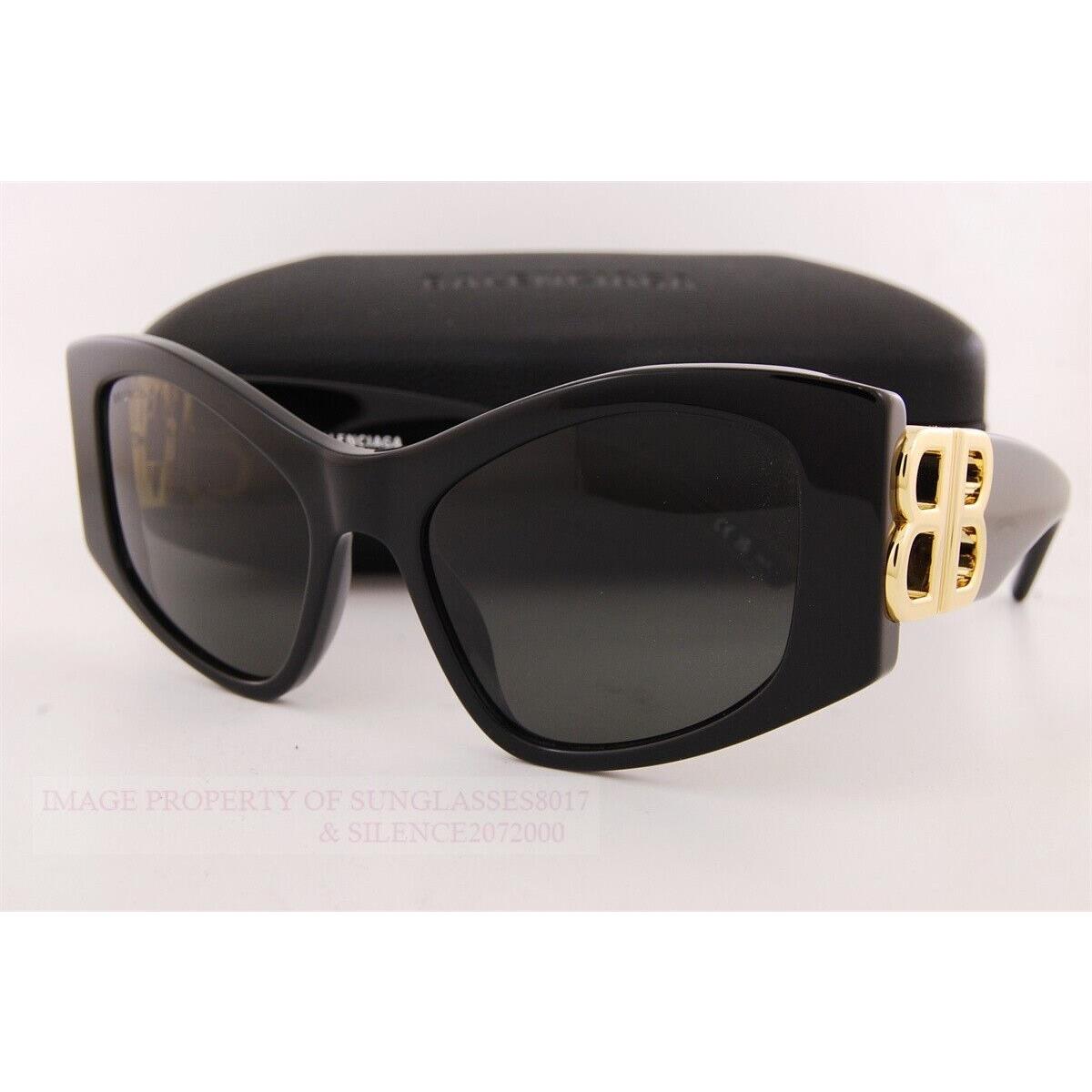 Balenciaga Sunglasses BB 0287/S-001 Black/grey For Women