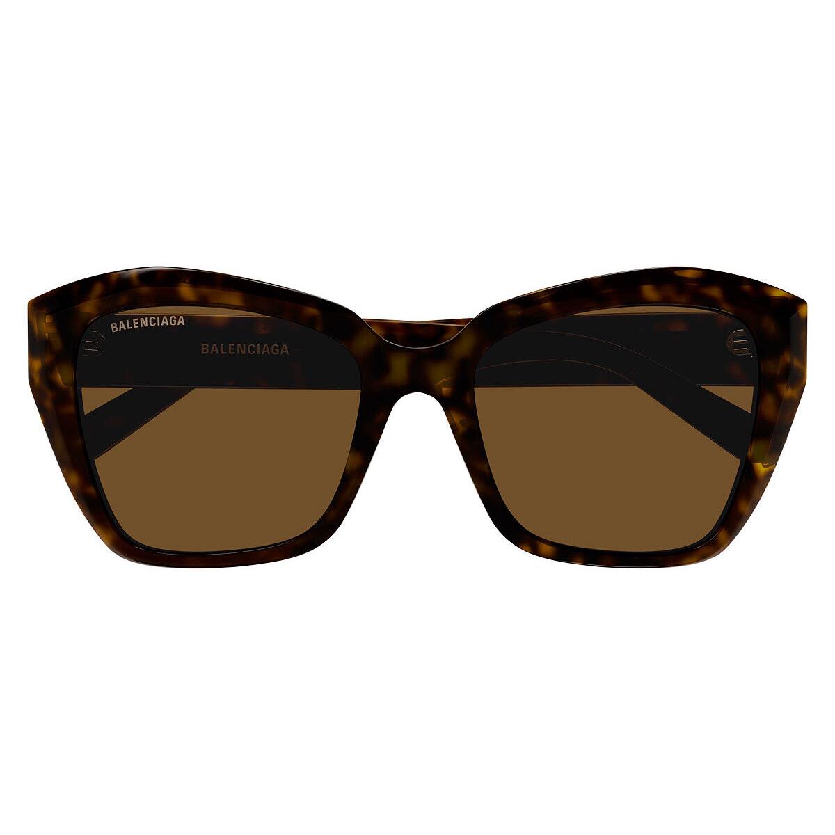 Balenciaga BB0273SA Sunglasses Women Havana / Brown 55mm