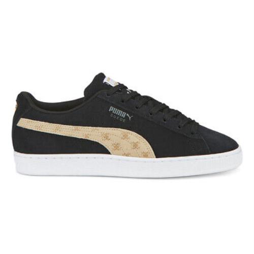 Puma Suede T7 Lace Up Mens Black Sneakers Casual Shoes 38871702