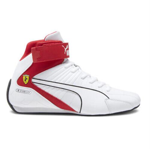 Puma Sf Kart Cat Rl Motorsport Mid Lace Up Mens White Sneakers Casual Shoes 307
