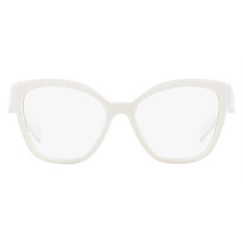 Prada PR Eyeglasses Women Black/white/talc 52mm