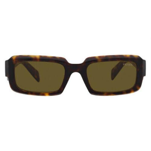 Prada PR 27ZSF Sunglasses Loden/black Tortoise Dark Brown 55