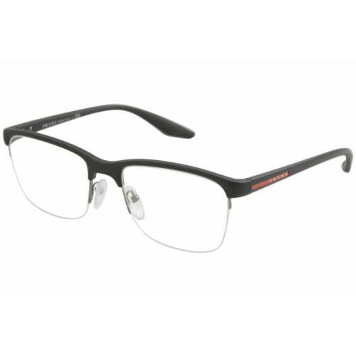 Prada Linea Rossa Eyeglasses VPS02L VPS/02/L 1BO/1O1 Mt Black Optical Frame 54mm - Frame: Black