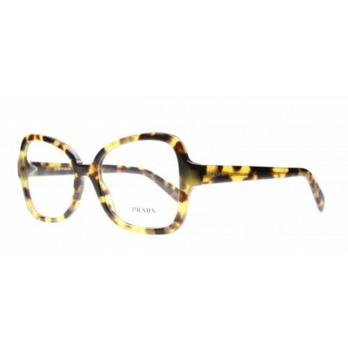 Prada Eyeglasses PR25SVF 7S01O1 53 Havana Yellow Optical Frame