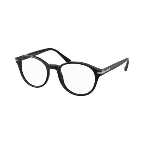 Prada Eyewear PR13WV 1AB1O1 49 Eyeglasses 1AB1O1 Black Optical Frame