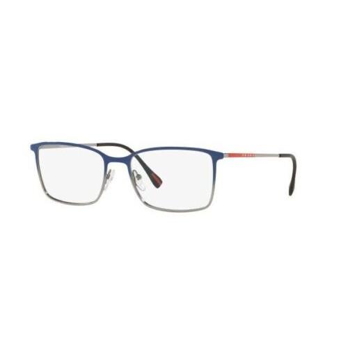 Prada Linea Rossa PS51LV 5801O1 56 Blue Demo Lens 56 mm Men`s Eyeglasses