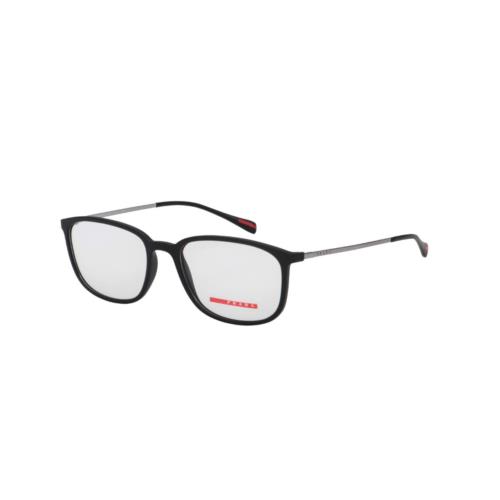 Prada Sport Eyeglasses PS 03IV DG01O1 Black Rubber Size 54-17-140