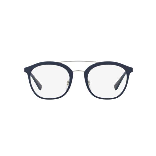 Prada Linea Rossa PS02HV U6W1O1 50 Blue Rubber Frames Eyeglasses