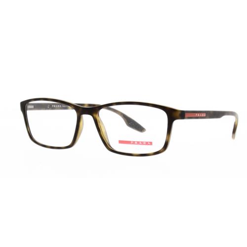 Prada Linea Rossa PS04MV 5641O1 54 Lifestyle Rectangle Eyeglasses Matte Havana - Frame: Matte Havana