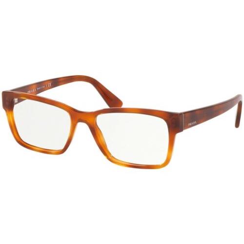 Prada PR 15VV 4691O1 Light Havana Demo Lens Women`s Eyeglasses 53mm