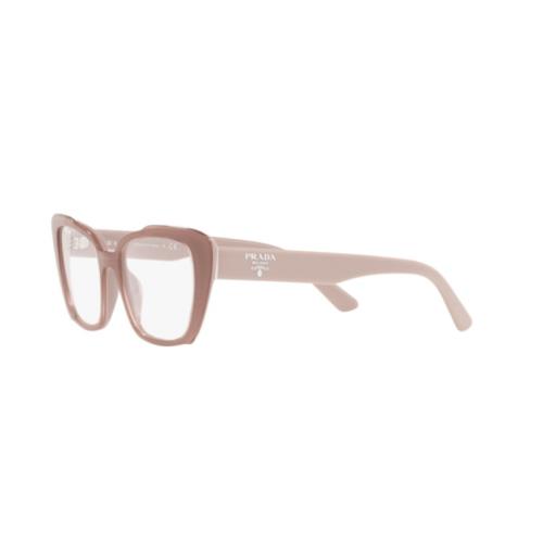 Prada Millennials PR01YV Pink Alabaster Logo Eyeglasses Optical Frame 53 mm 01Y