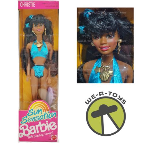 Barbie Sun Sensation Christie Doll African American 1991 Mattel 1394 Nrfb