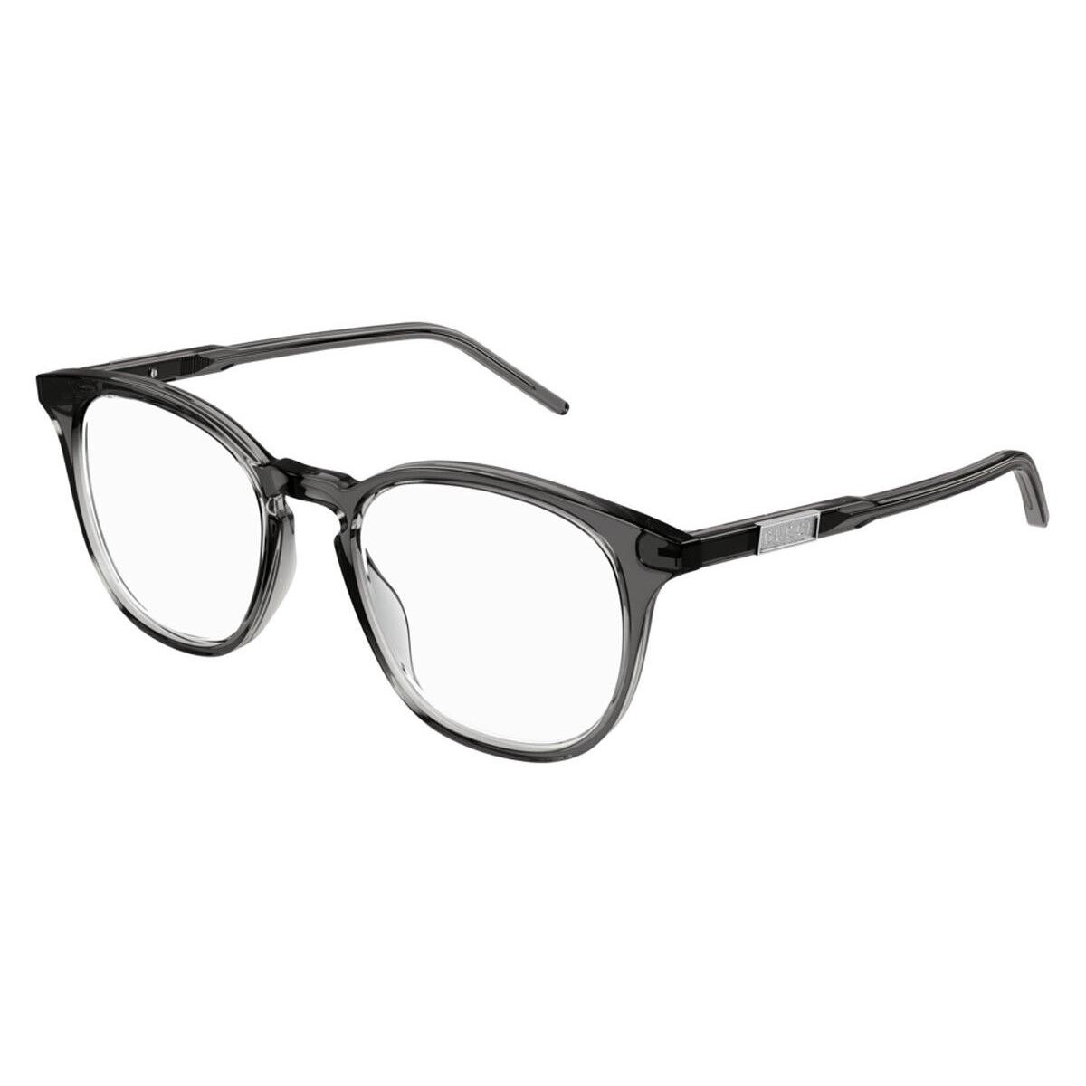 Gucci GG1157O Eyeglasses Men Gray Wayfarer 51mm