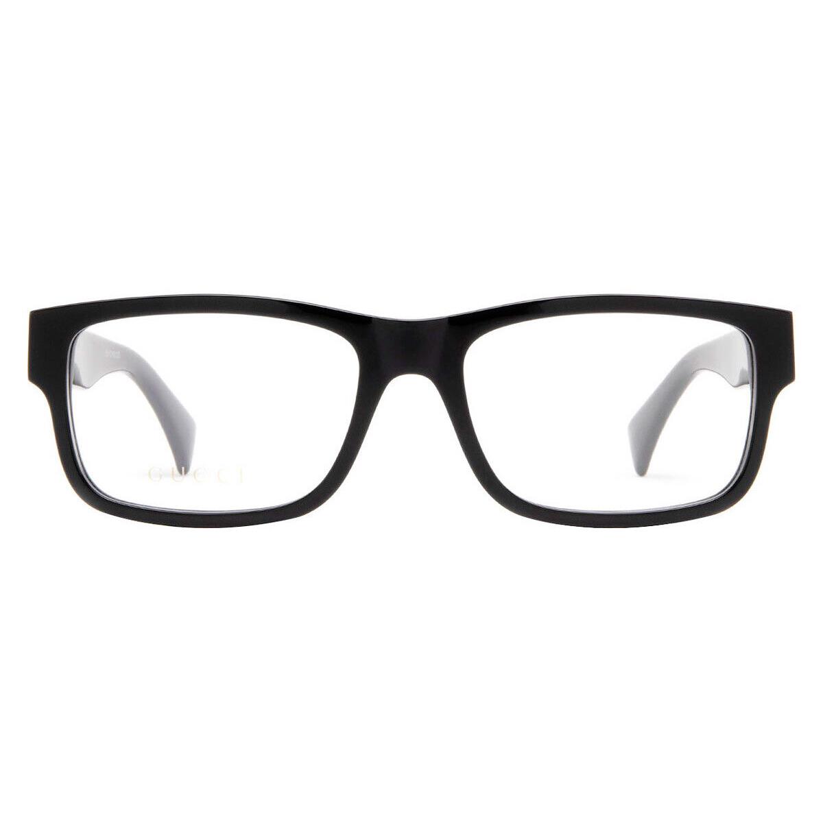 Gucci GG1141O Eyeglasses Men Black Narrow 56mm