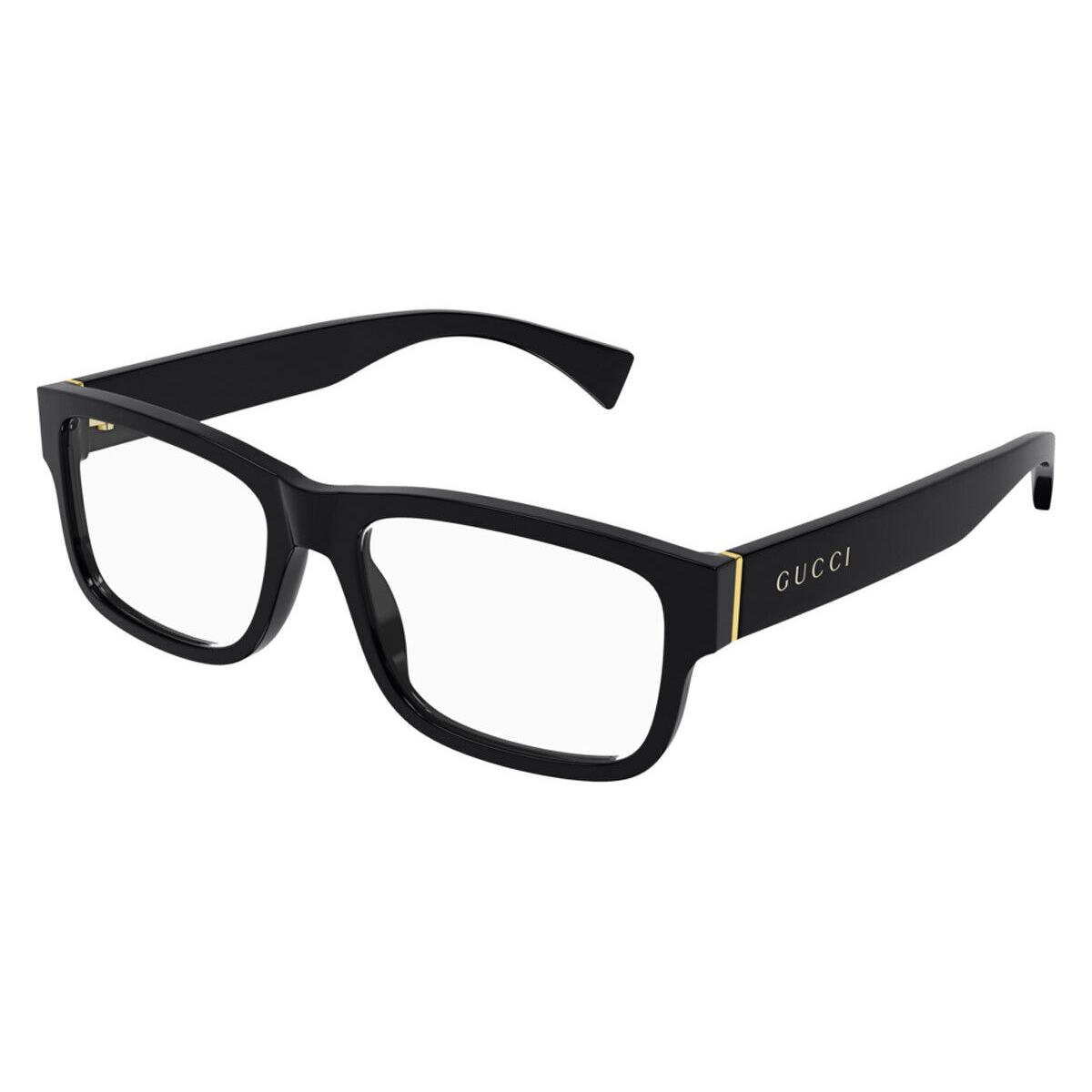 Gucci GG1141O Eyeglasses Men Black Narrow 58mm