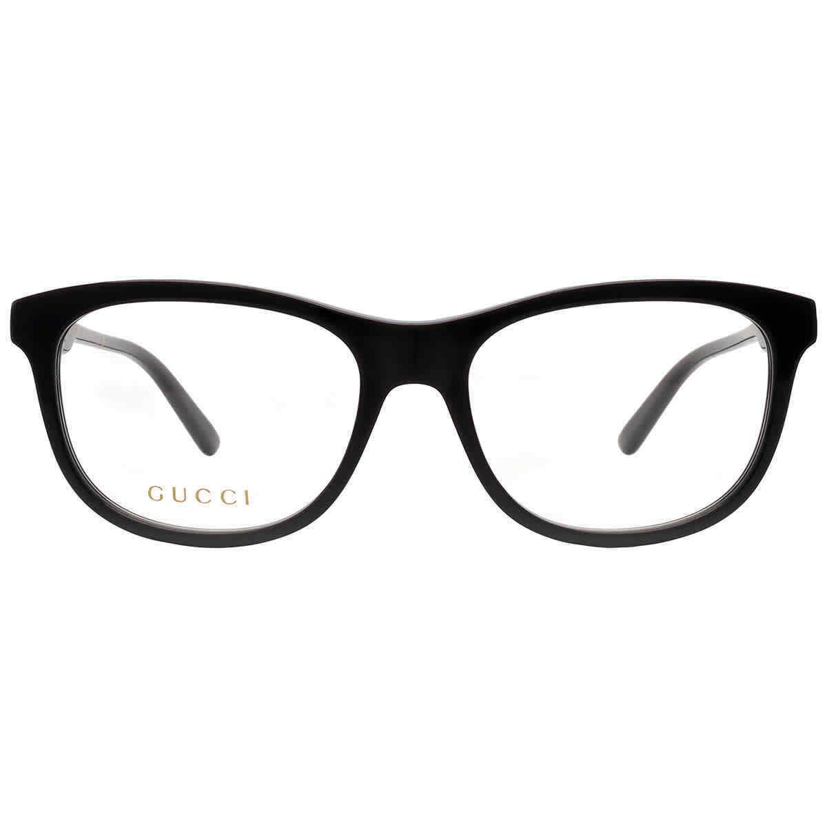 Gucci Demo Rectangular Men`s Eyeglasses GG1292O 001 55 GG1292O 001 55