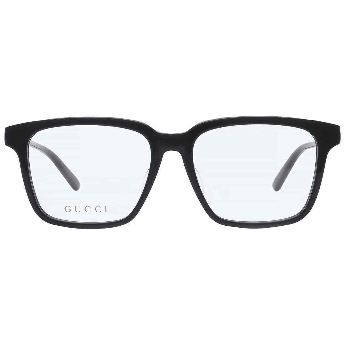 Gucci Demo Square Men`s Eyeglasses GG1293OA 001 54 GG1293OA 001 54