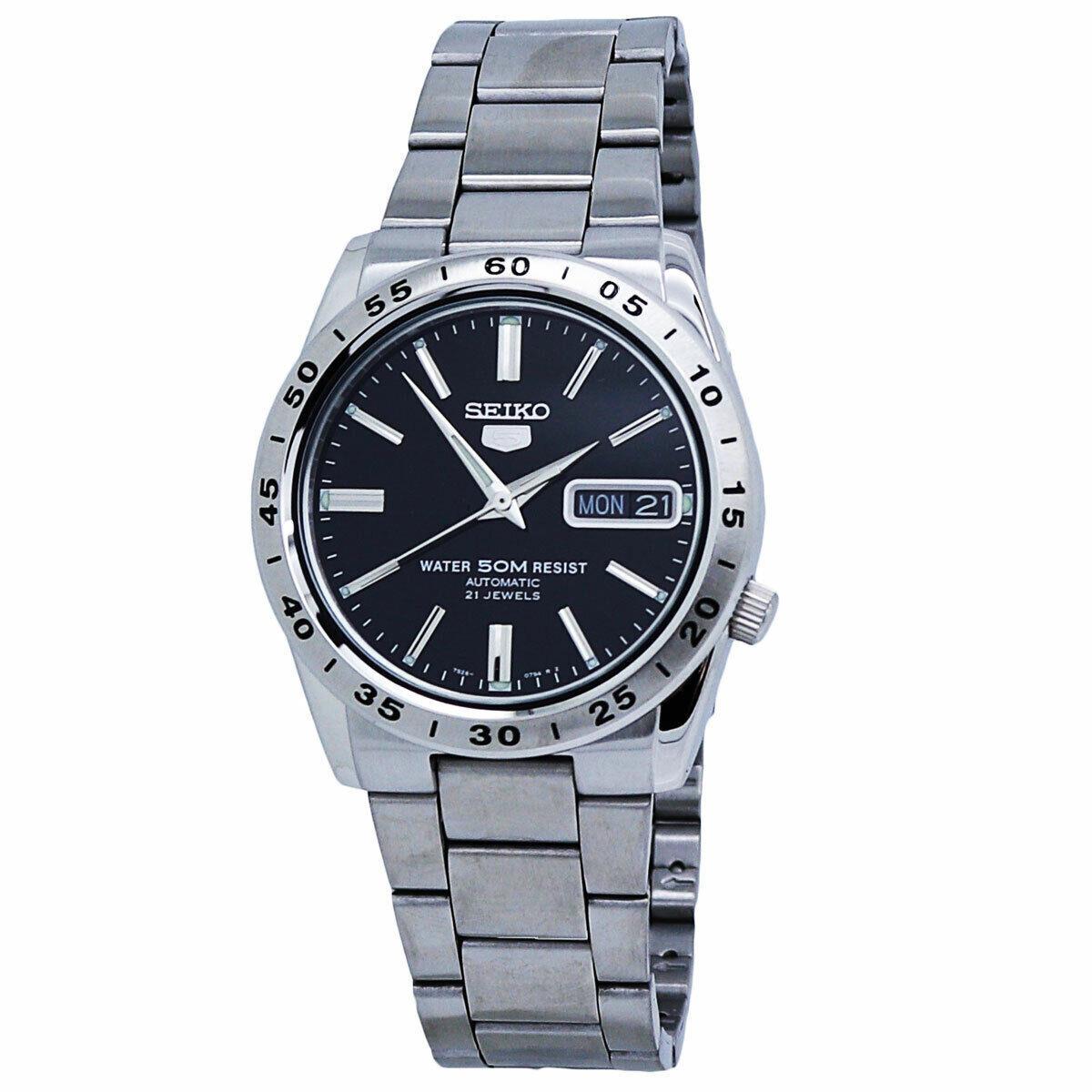 Seiko 5 Sports Men`s Black Watch - SNKE01