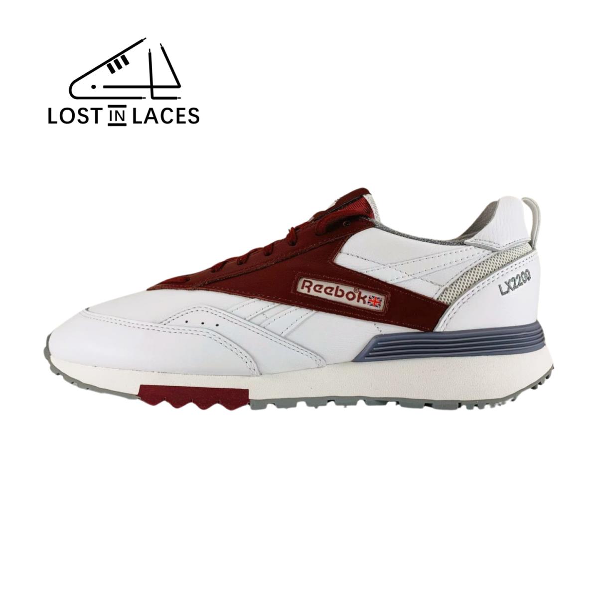Reebok LX2200 x Mountain Research White Burgundy Shoes HP9729 Men`s Sizes