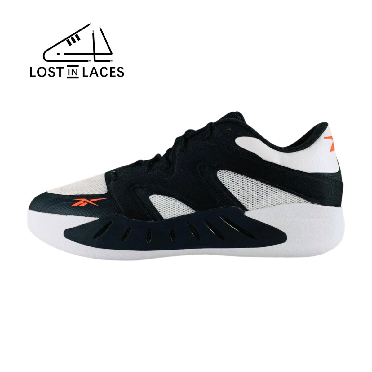Reebok Fury Zone Low Black White Sneakers Basketball Shoes Men`s Sizes