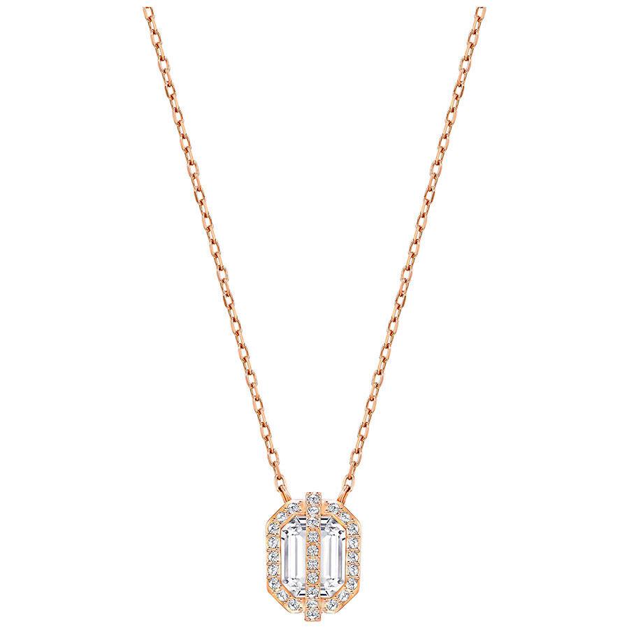 Swarovski Favor Crystal Pendant Rose Gold Necklace 5226274