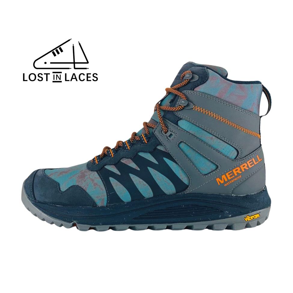 Merrell Nova Sneaker Boot Waterproof See America Hiking Shoes Men`s Sizes