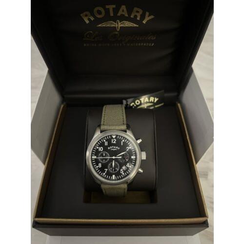 Rotary Watch GS02680/19 Stainless Steel On Strap Quartz