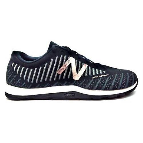 New Balance Women`s Cross Training Shoes Minimus Comfort Sneakers Black Phantom