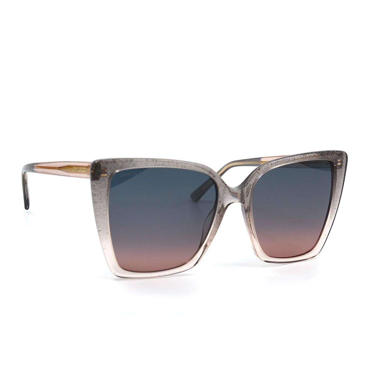 Jimmy Choo Lessie/s K0N Glitter Grey Rose Gradient Sunglasses