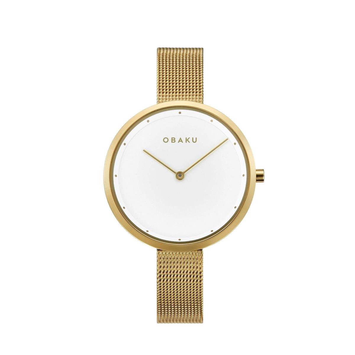 Obaku Dress Watch Model: V227LXGIMG Gold