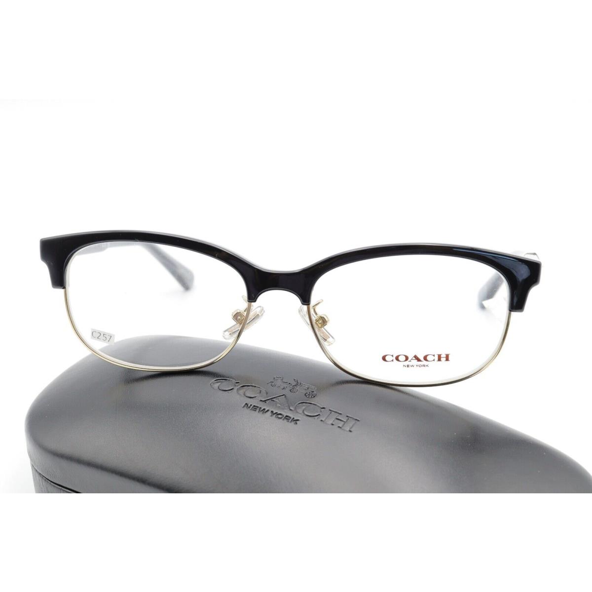 Coach HC 6144 5629 Black 53-16-140 Eyeglass Frames W/coach Case C257