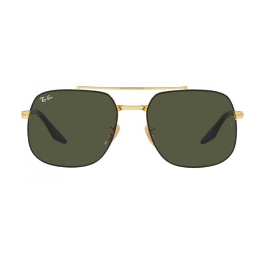 Ray-ban Black Arista Green Lenses Unisex Sunglasses RB3699-90003156-56