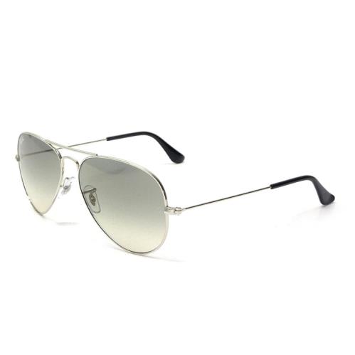 Ray-ban Aviator Lenses Light Grey Gradient Unisex Sunglasses RB3025-003/32-58