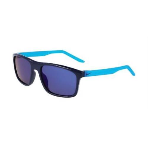 Nike FIRE-L-P-FD1819-451-5818 Obsidian Sunglasses - Frame: , Lens: POLAR BLUE FLASH