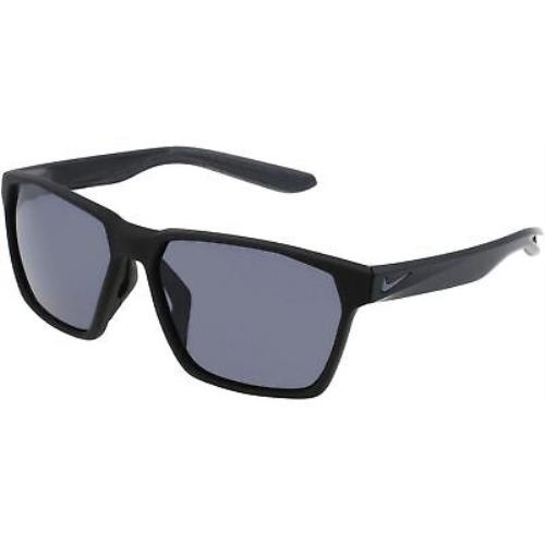 Nike MAVERICK-S-DJ0790-011-5515 Matte Black Sunglasses