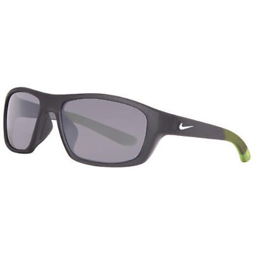 Nike Brazen-boost FJ1975 021 Sunglasses Matte Dark Gray/silver Flash 57mm