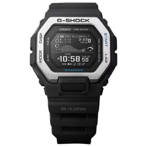 G-shock GBX1001CR G-glide Black Fitness Tracker Digital Wristwatch