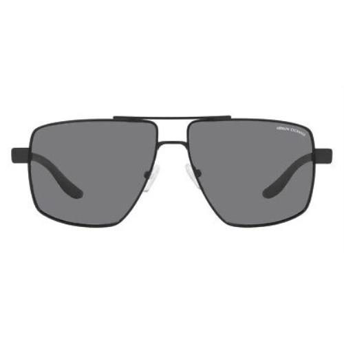 Armani Exchange AX2037S Sunglasses Men Black Geometric 60mm