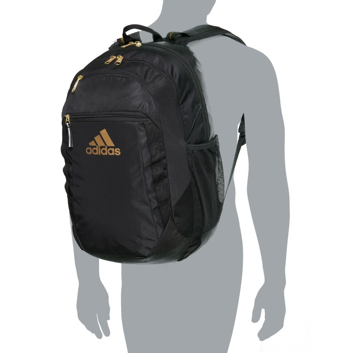 Adidas Excel 6 Large Spot Clean Backpack School 15 Laptop Bag Black