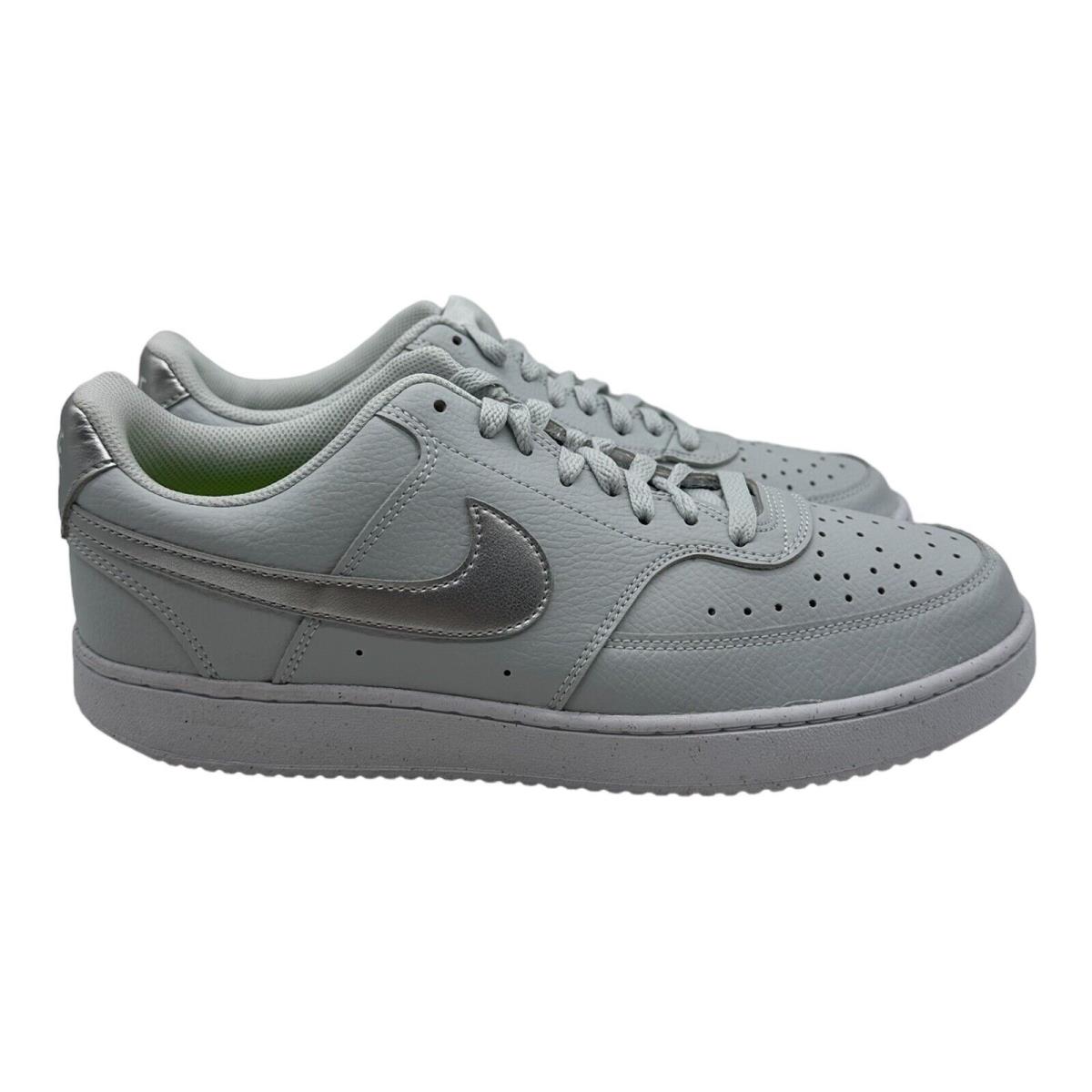 Nike Court Vision Lo NN Shoes Women`s 11 Gray/silver Casual Sneakers DH3158-002 - Silver