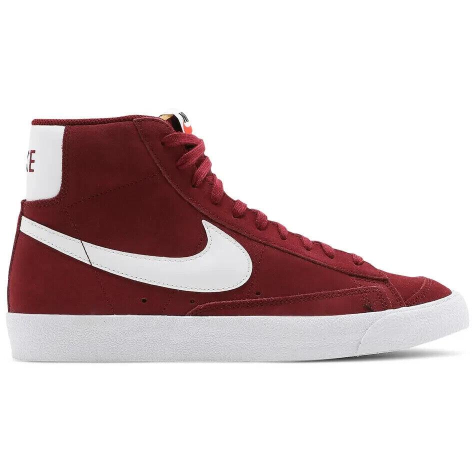 Nike Blazer Mid `77 Suede Team Red White Black CI1172-601 Men`s 6.5 / Women s 8 - Red