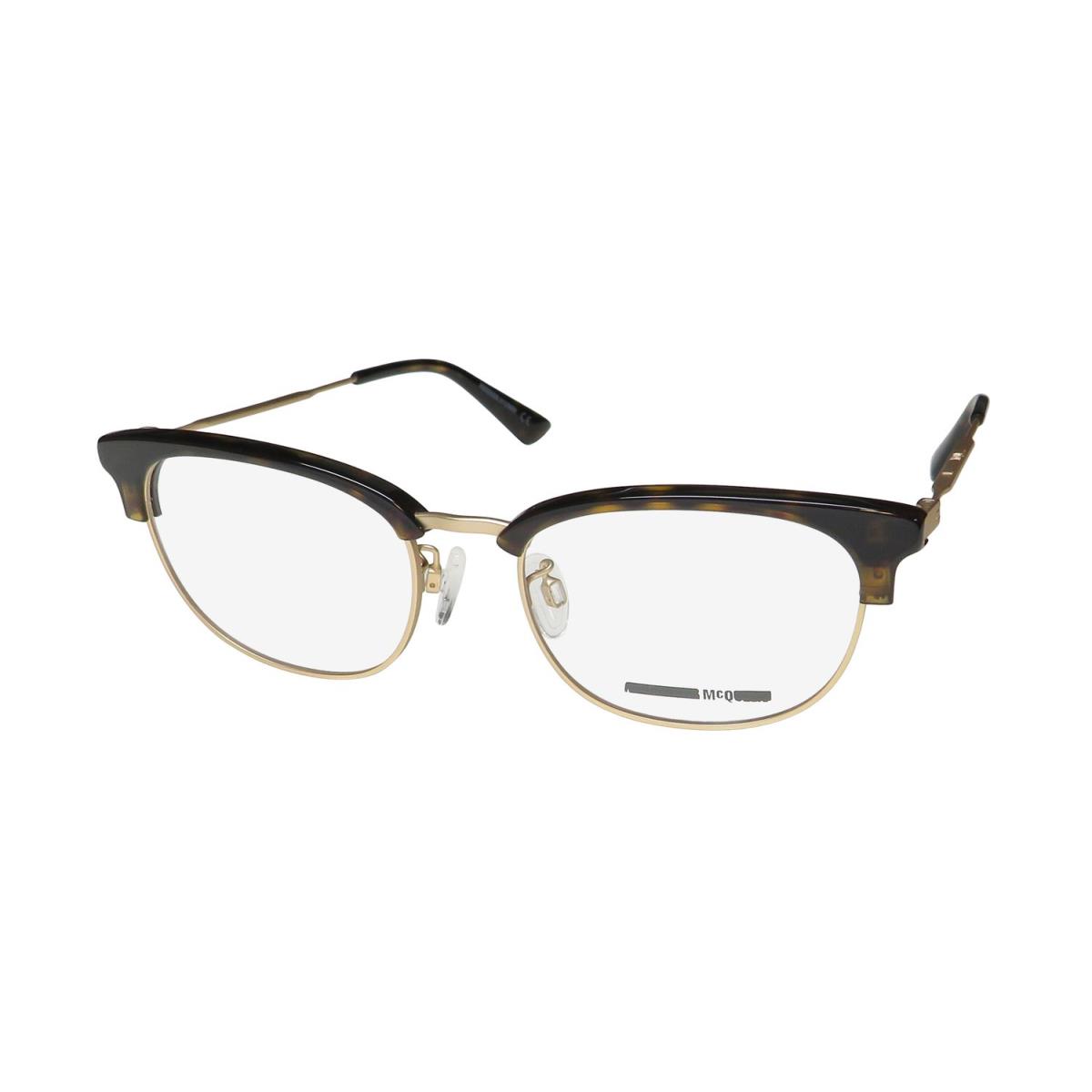 Alexander Mcqueen MQ0255OA Premium Acetate Designer Sleek Eyeglass Frame/glasses