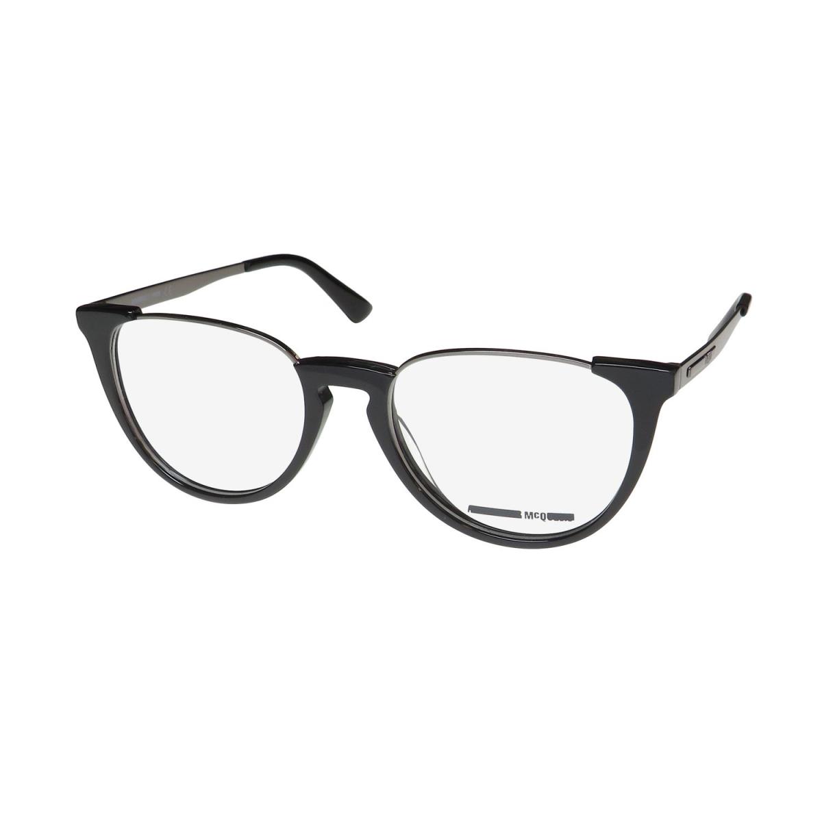 Alexander Mcqueen MQ0202O Premium Acetate Full-rim Retro Eyeglass Frame/glasses