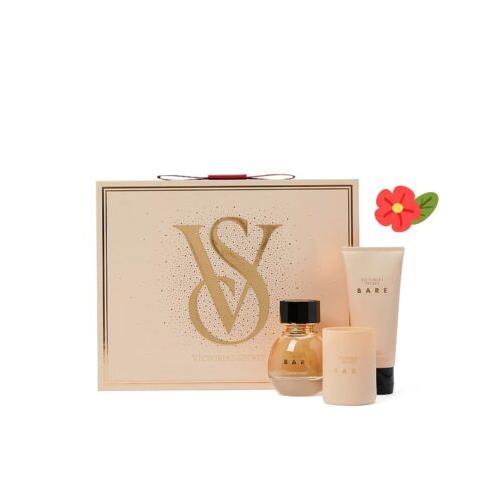 Victoria`s Secret Bare 3 Piece Luxe Fragrance Gift Set: