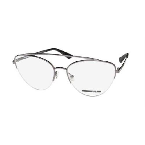 Alexander Mcqueen MQ0165O Eyeglasses Designer 55-17-140 001 Womens Gray