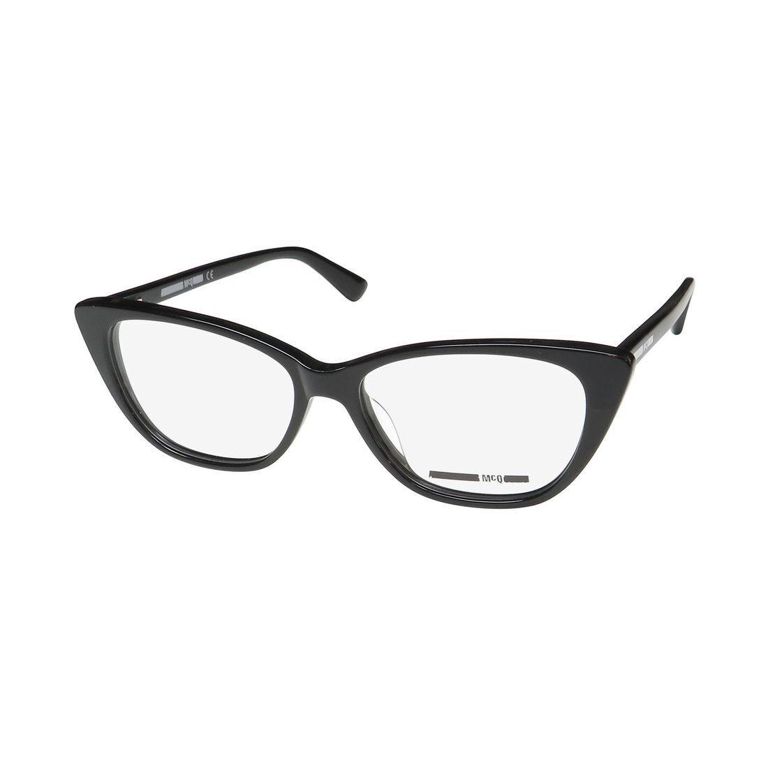 Alexander Mcqueen MQ0109OP Glasses Full-rim 001 Cat Eye Plastic Womens