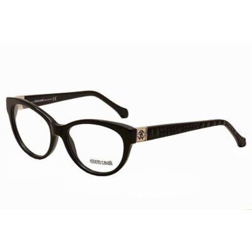 Roberto Cavalli Eyeglasses Reethi RC756 RC/756 001 Black Optical Frame 54mm