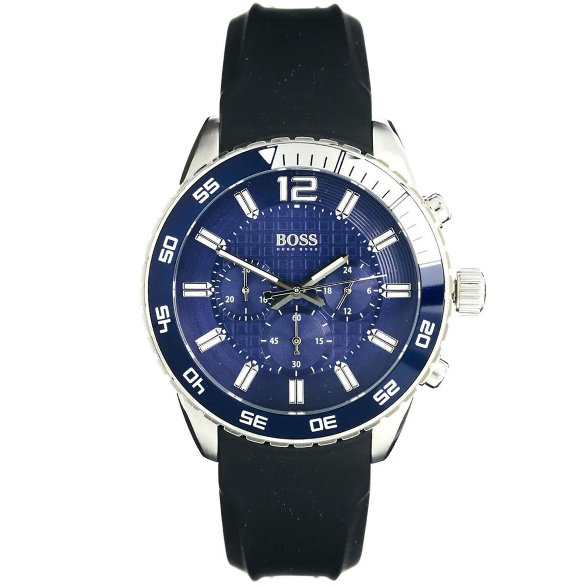 Hugo Boss Men`s HB-2033 Blue Dial Watch - 1512803