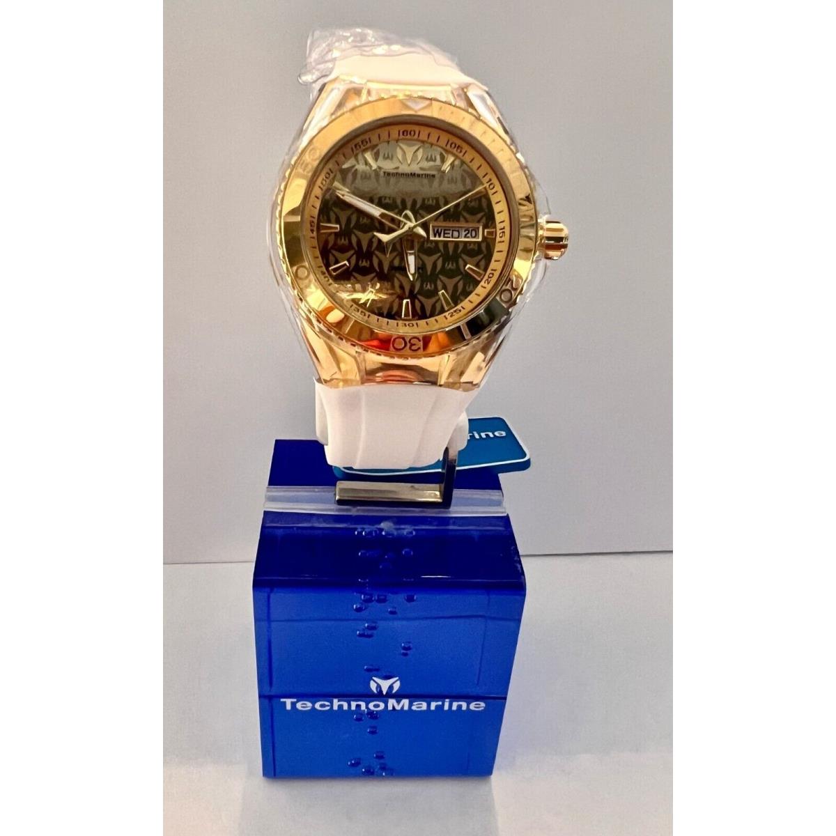 Watch Technomarine TM-115061 Cruise Women 40 mm Stainless Steel 14K Yellow Gold