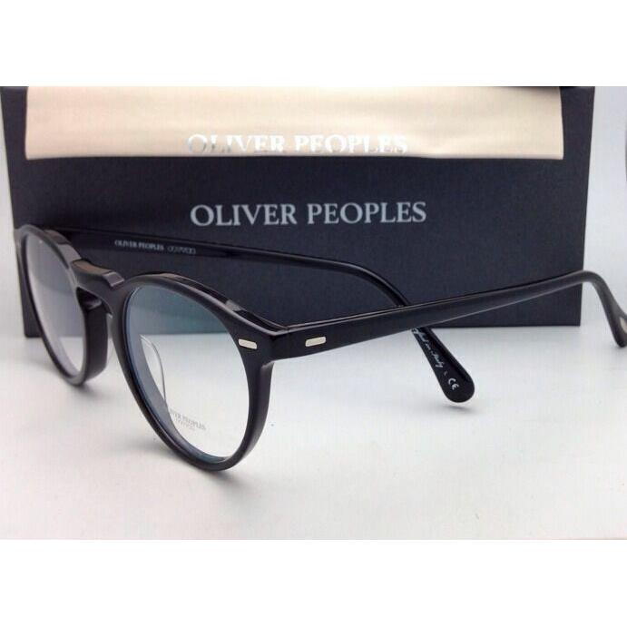 Oliver Peoples Eyeglasses Gregory Peck OV 5186 1005 47-23 Round Black  Frames - Oliver Peoples eyeglasses - 051725170837 | Fash Brands